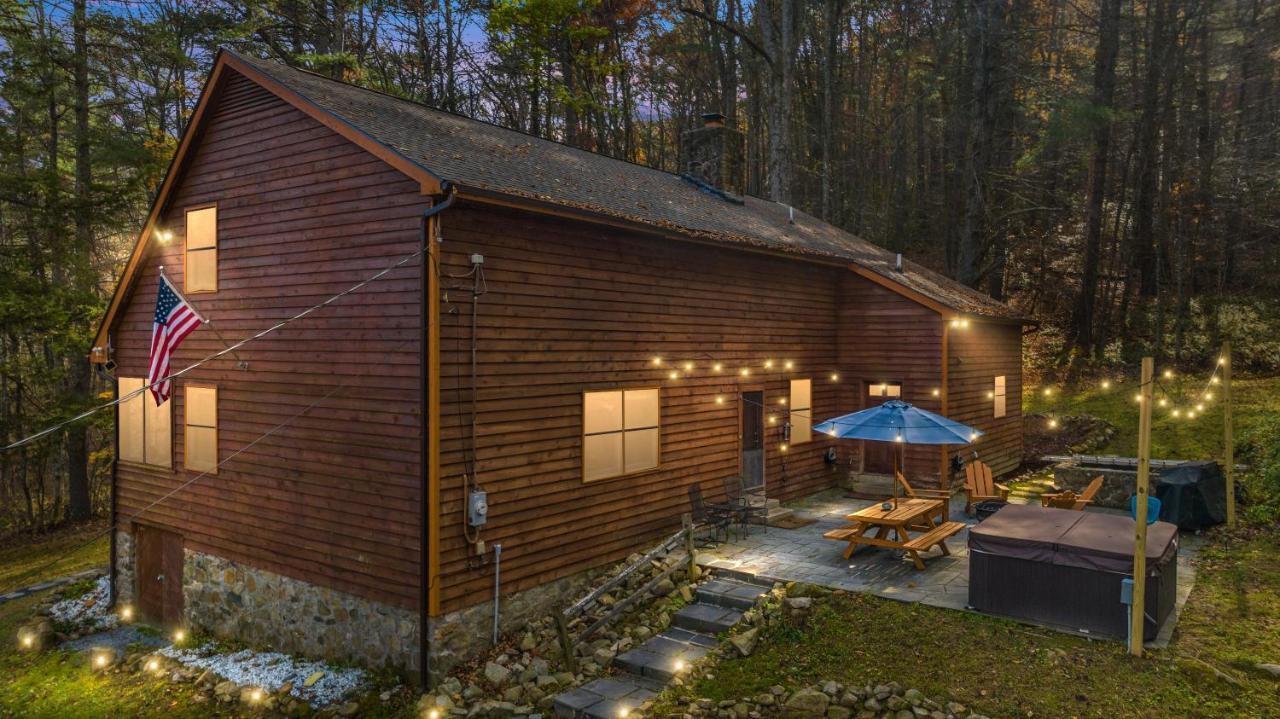 Sleepy Hollow 5Br Cabin - National Park 7 Min, Hot Tub, Fire Pit, Sleeps 12 ลูเรย์ ภายนอก รูปภาพ