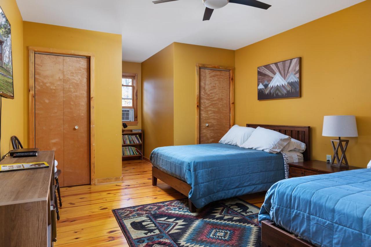 Sleepy Hollow 5Br Cabin - National Park 7 Min, Hot Tub, Fire Pit, Sleeps 12 ลูเรย์ ภายนอก รูปภาพ