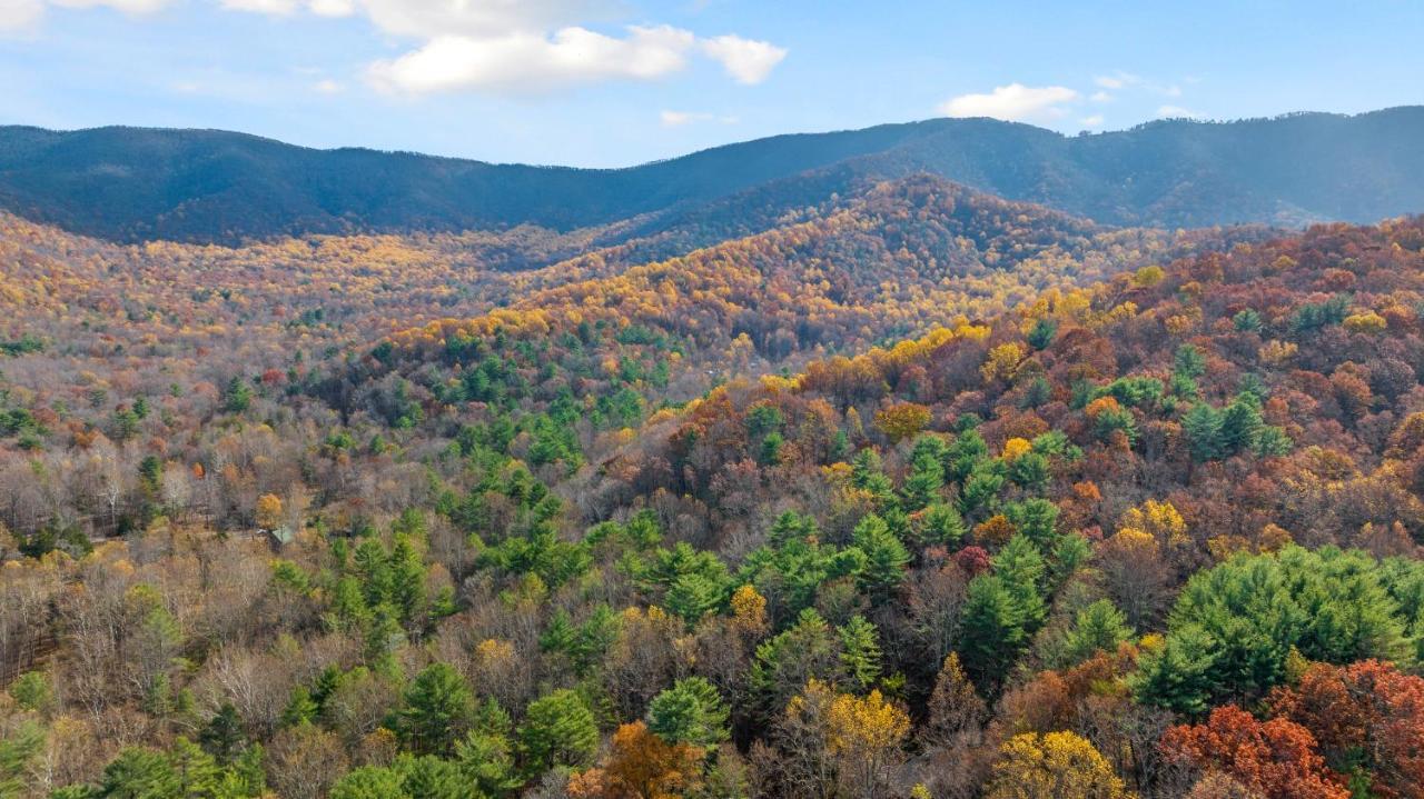 Sleepy Hollow 5Br Cabin - National Park 7 Min, Hot Tub, Fire Pit, Sleeps 12 ลูเรย์ ภายนอก รูปภาพ