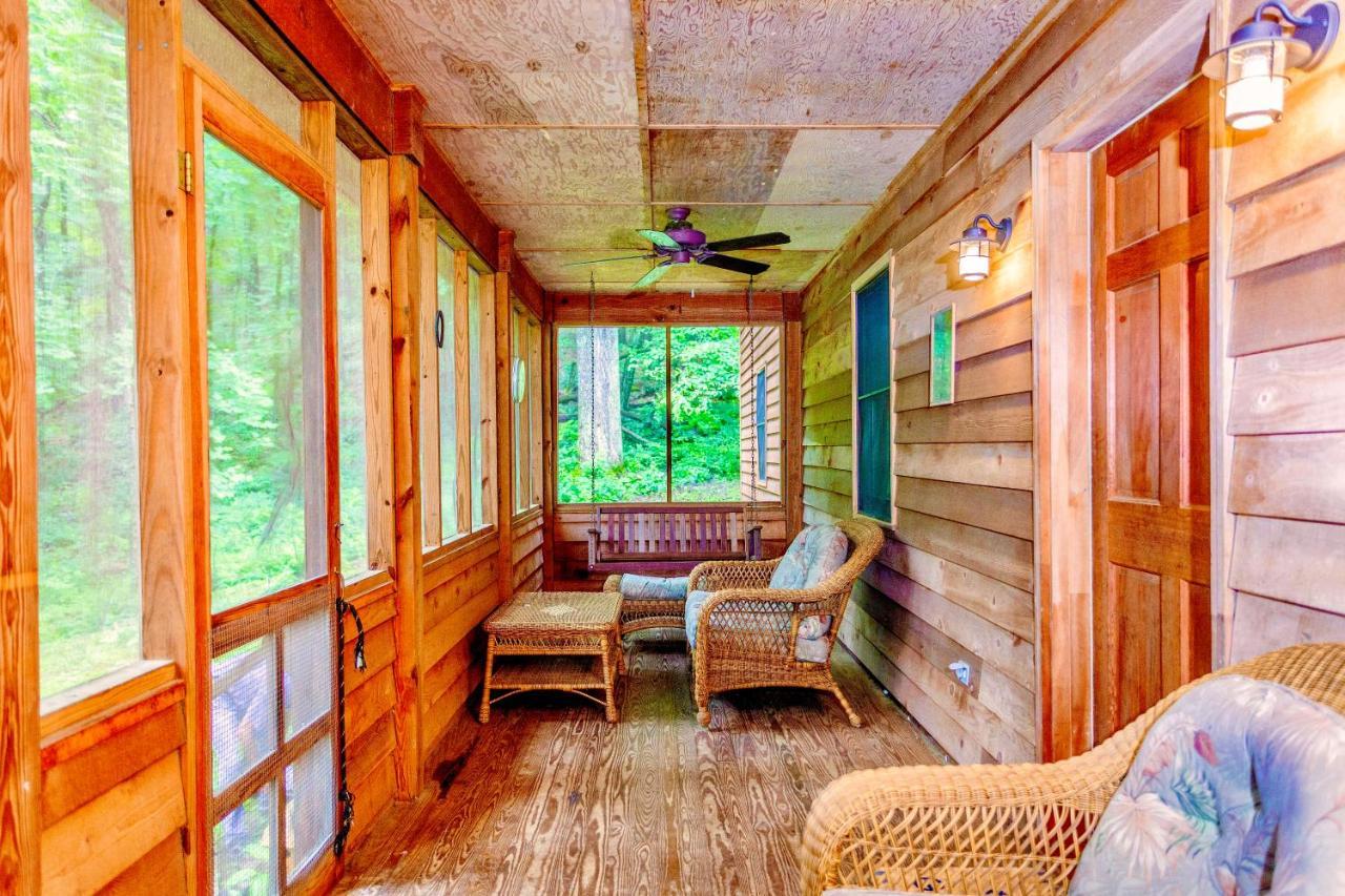 Sleepy Hollow 5Br Cabin - National Park 7 Min, Hot Tub, Fire Pit, Sleeps 12 ลูเรย์ ภายนอก รูปภาพ